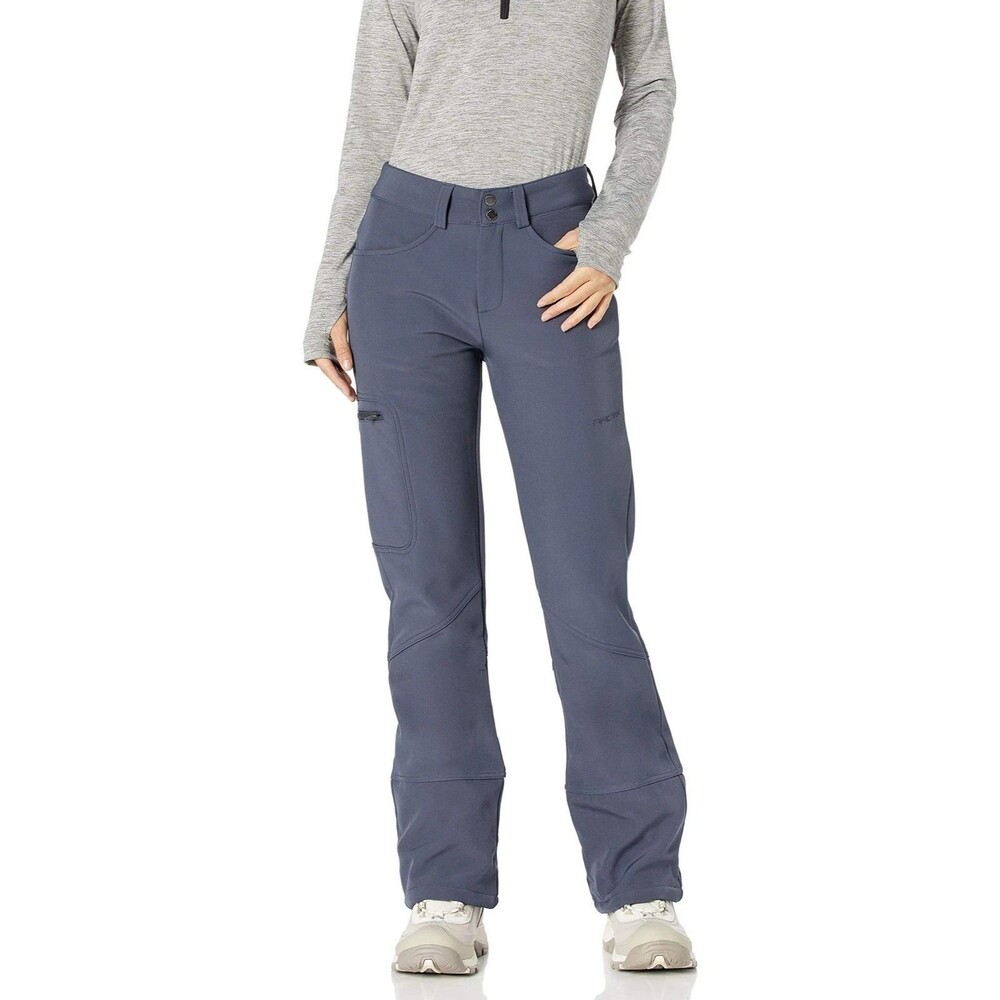 Arctix Size Small (4-6) Steel Gray Sarah Fleece-Lined Softshell Ski Snow Pants